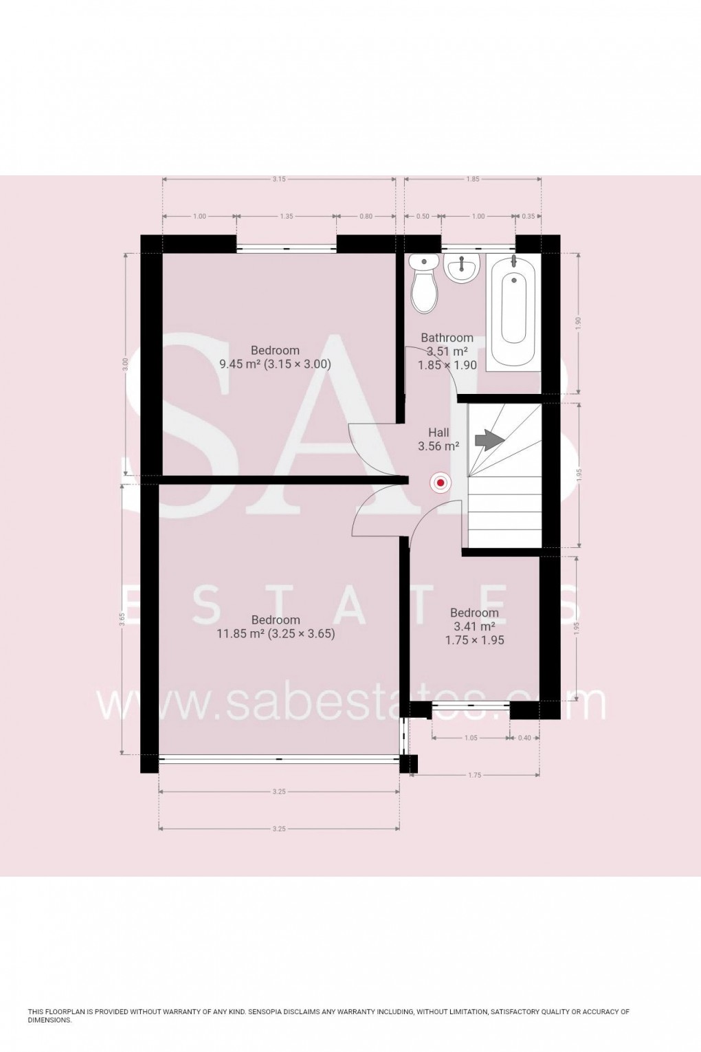 Floorplan for Evelyn Grove, Southall