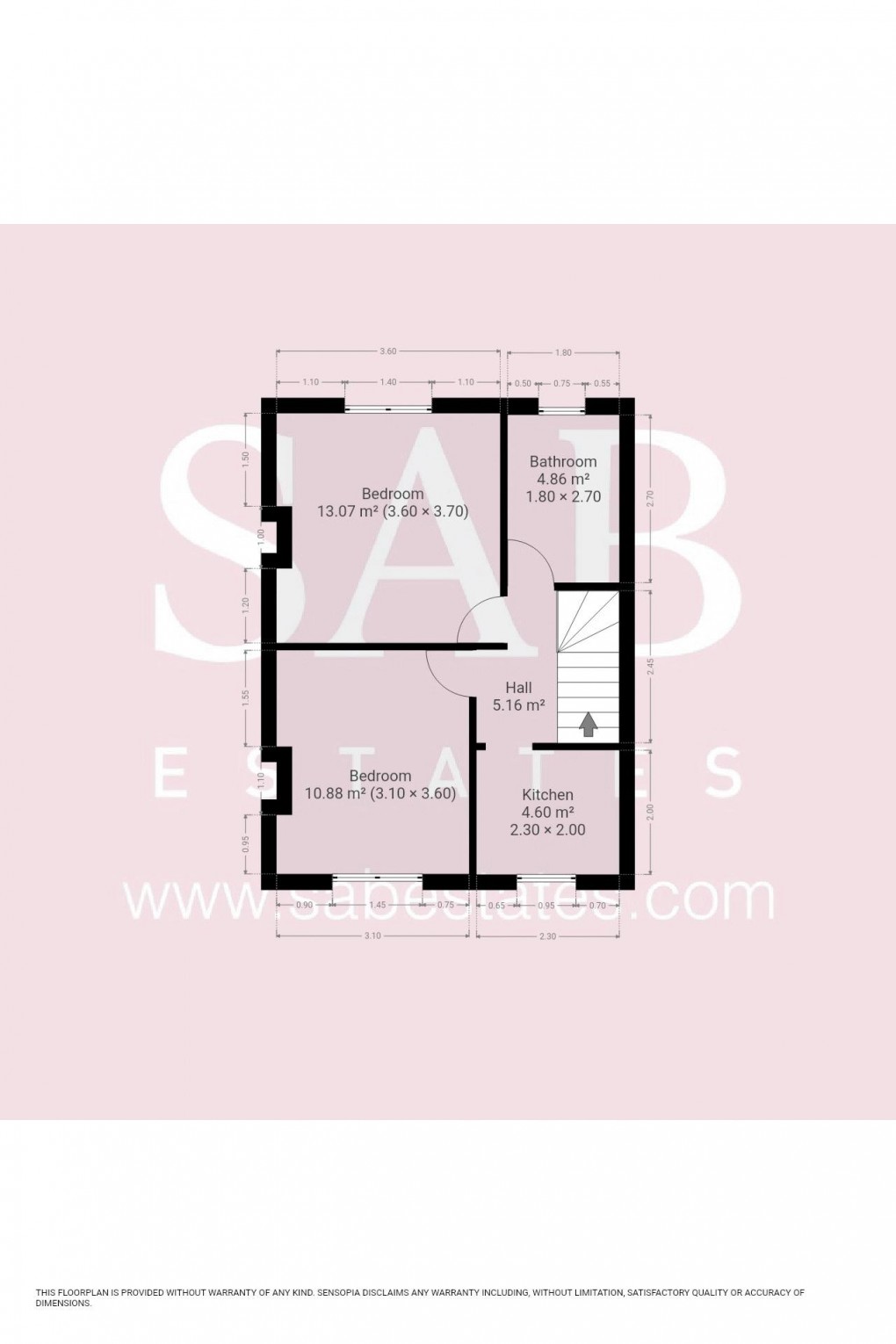 Floorplan for Greenford, UB6