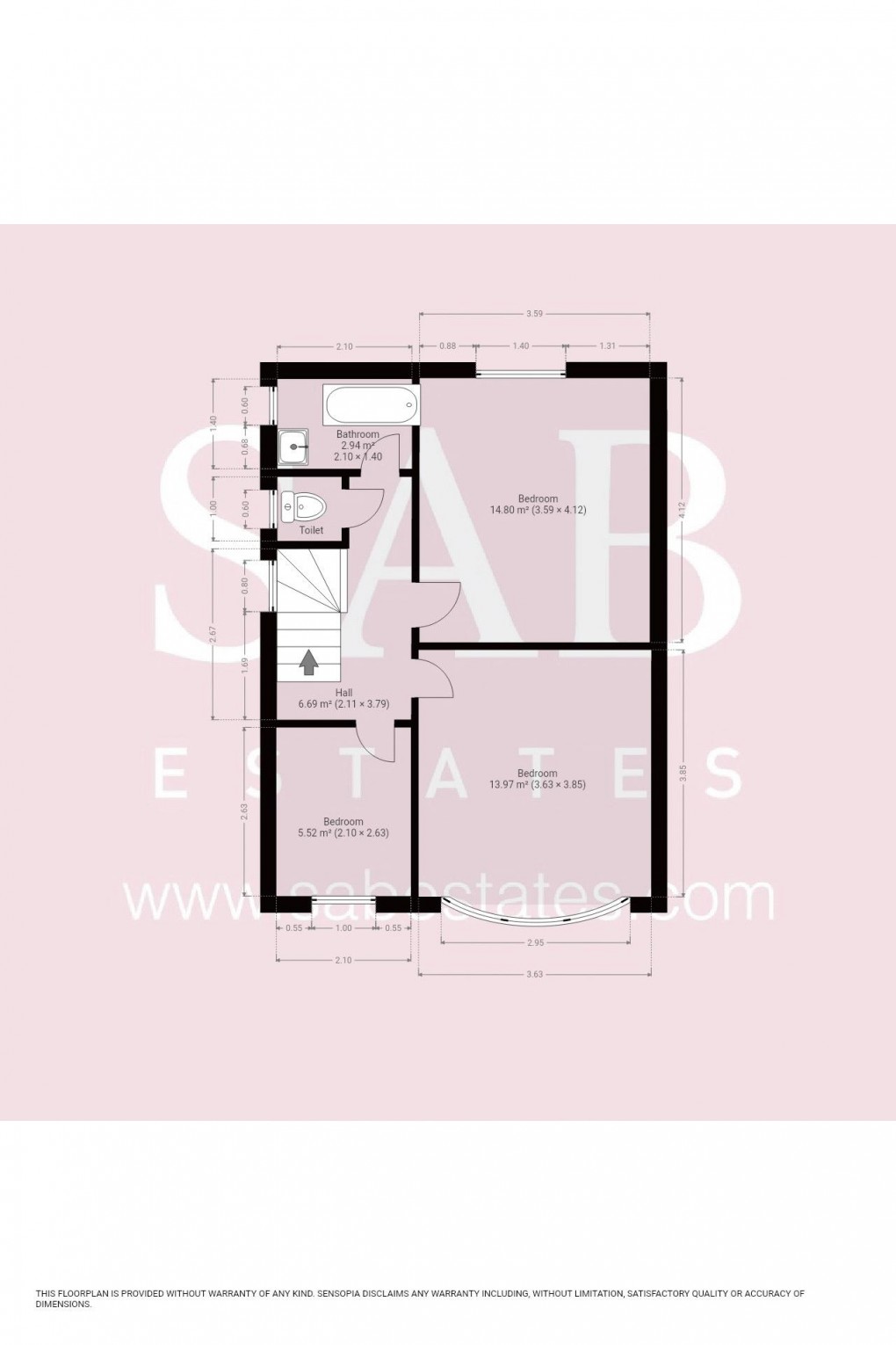 Floorplan for Ashness Gardens, Greenford