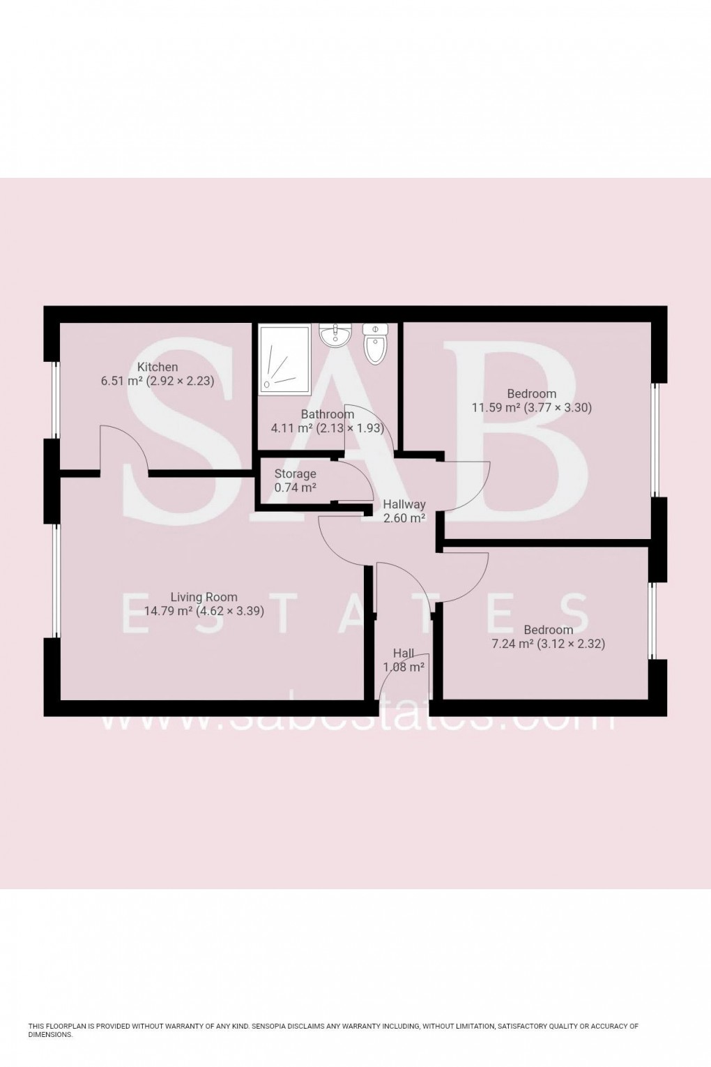 Floorplan for Concord Close, Northolt