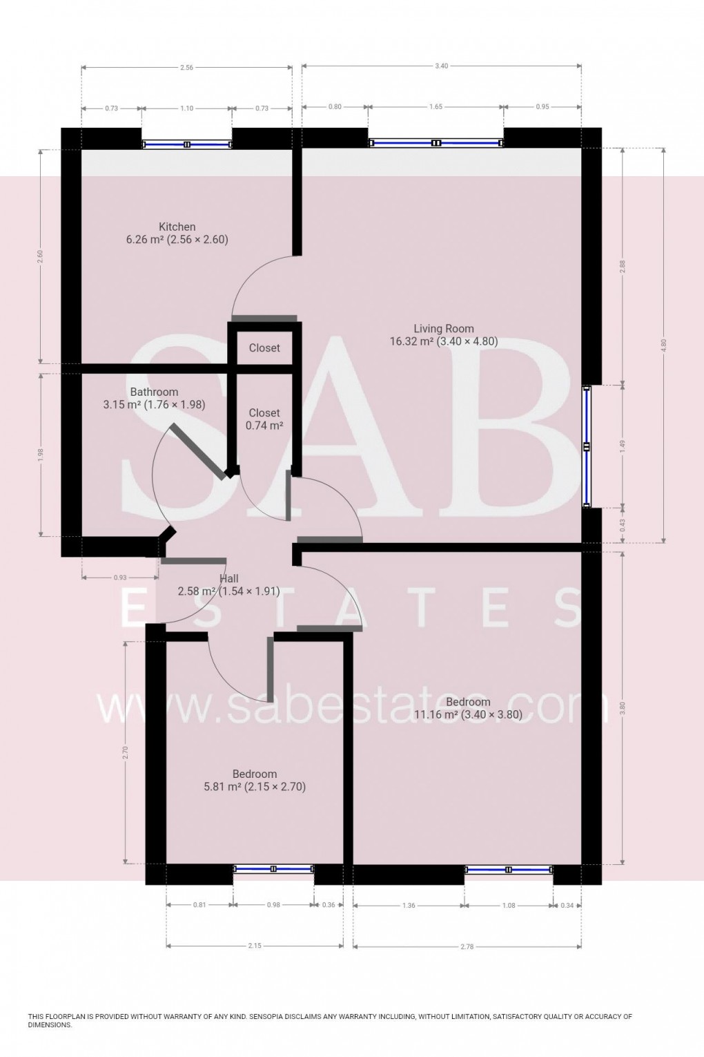 Floorplan for Huxley Close, Northolt