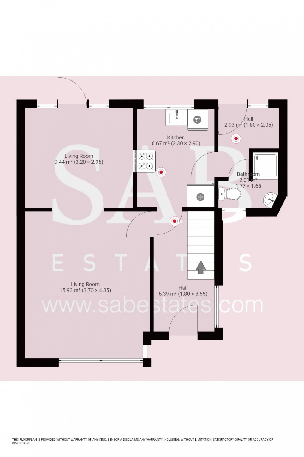 Floorplan for Henley Close, Greenford