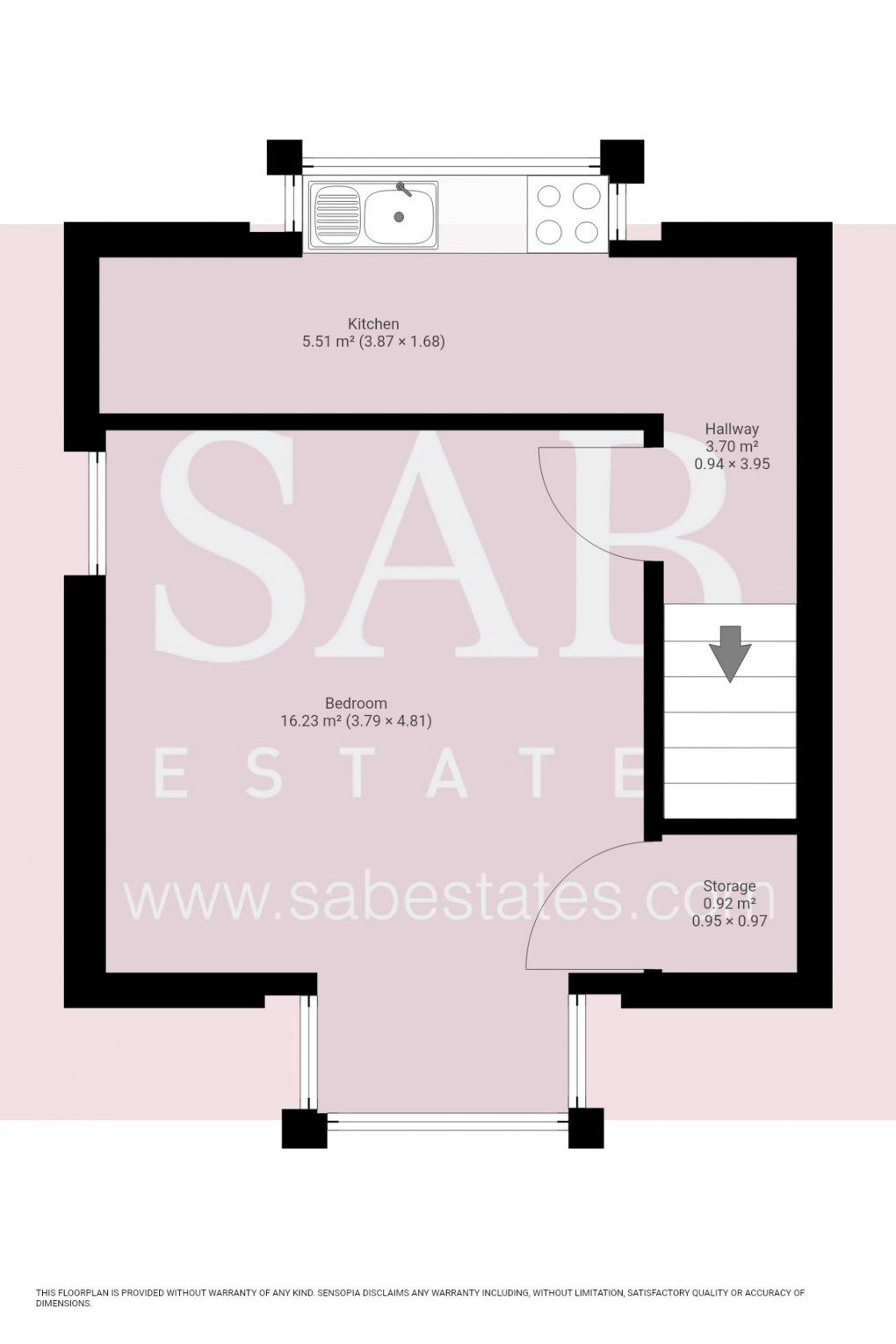 Floorplan for Verulam Road, Greenford, UB6