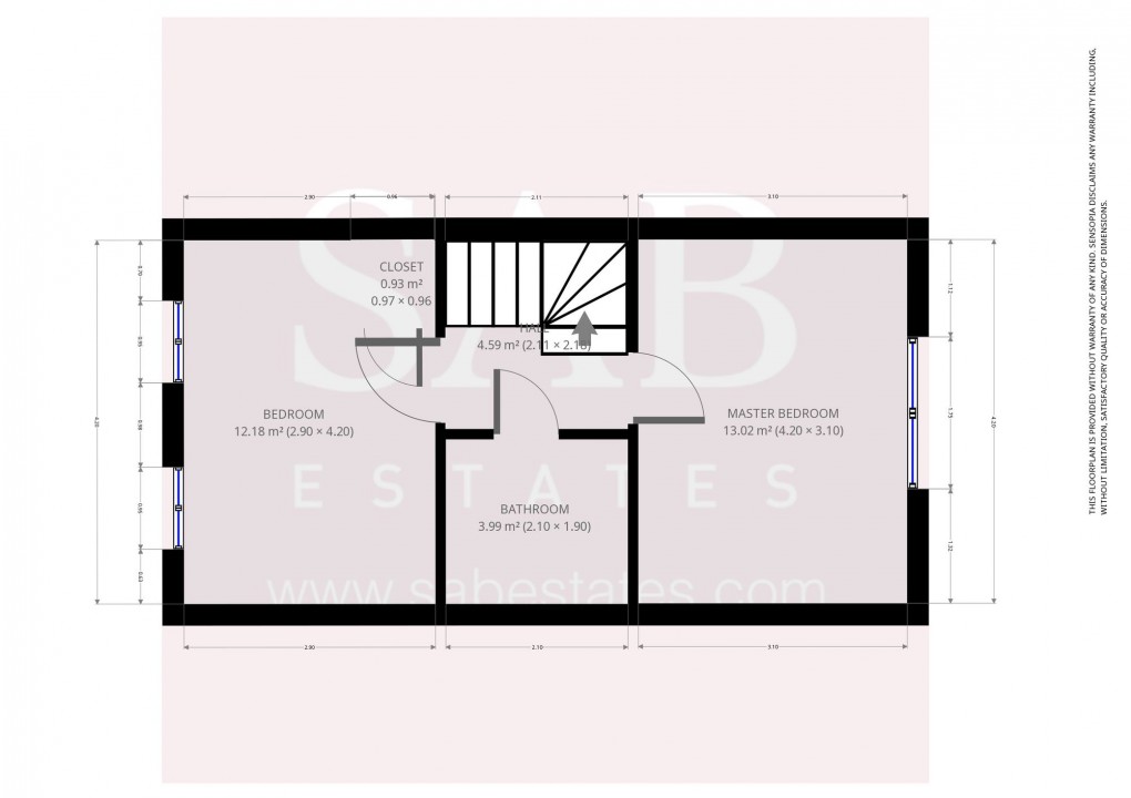 Floorplan for Summer Drive, West Drayton, UB7