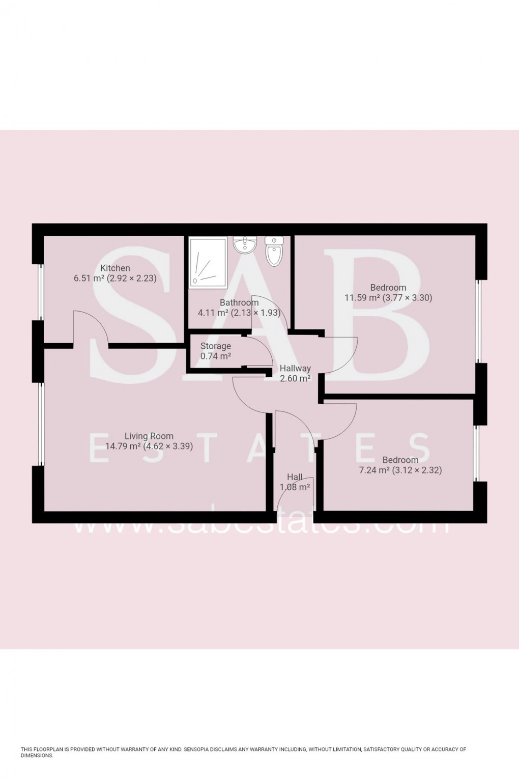 Floorplan for Concord Close, Northolt, UB5