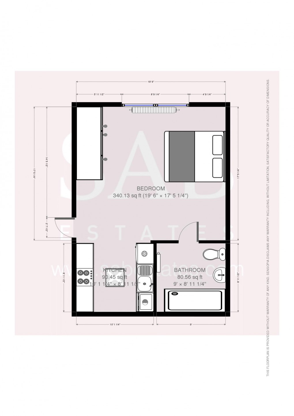 Floorplan for Long Lane, Uxbridge