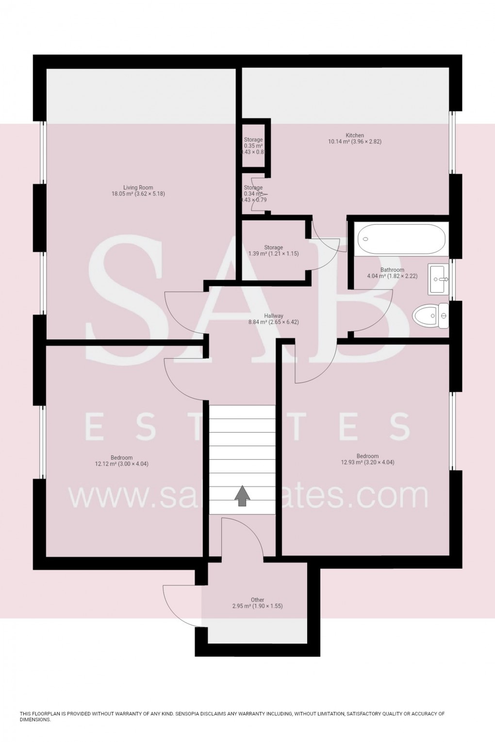 Floorplan for Melrose Avenue, Greenford, UB6