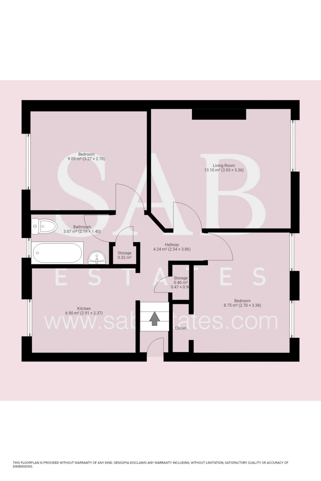 Floorplan for Beechwood Avenue, Greenford, UB6