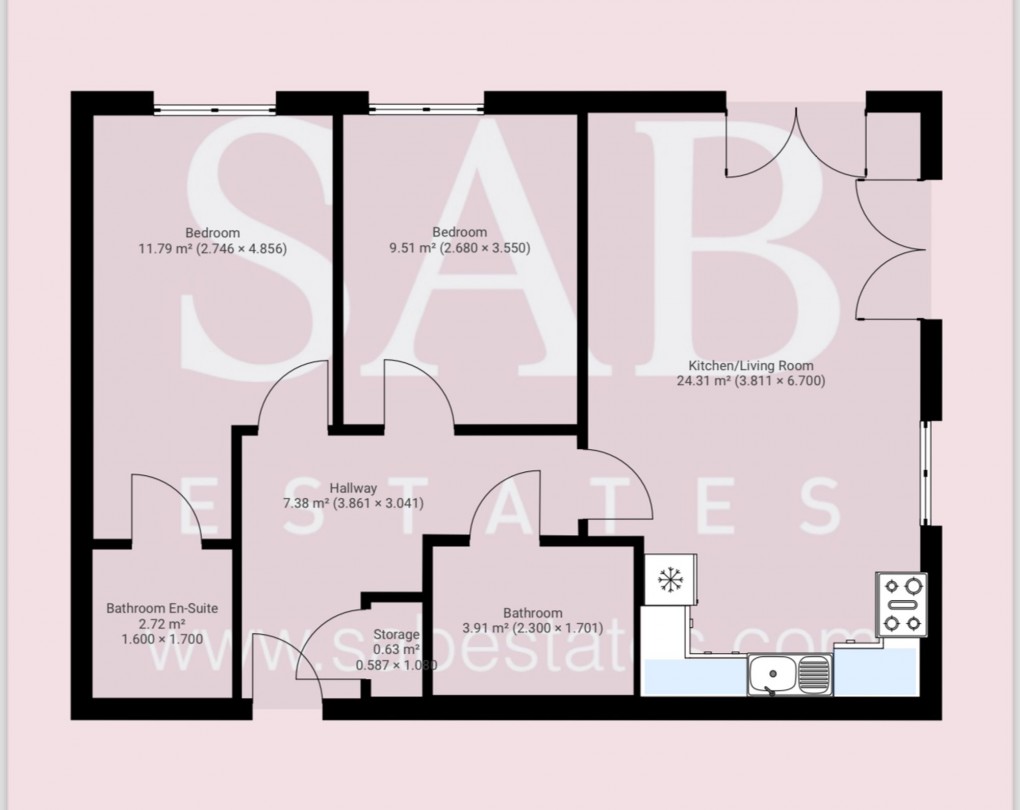 Floorplan for Taywood Road, Middlewich House Taywood Road, UB5