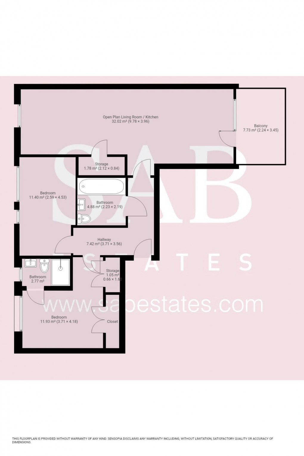 Floorplan for Singapore Road, London, W13